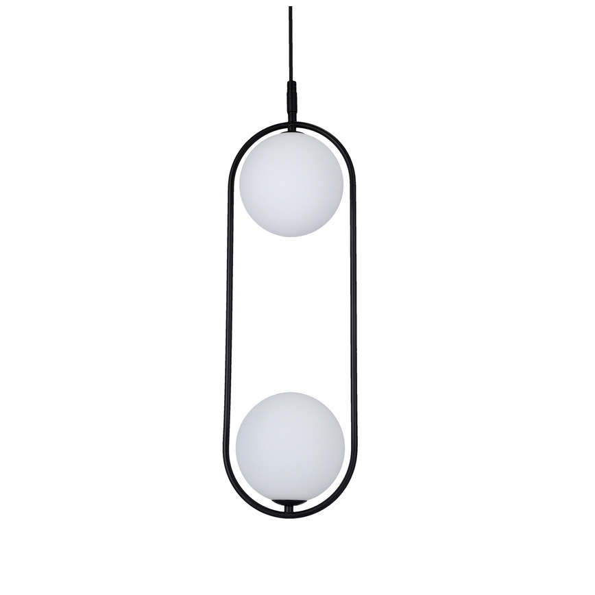 Hanglamp aan een koord CORDEL 2xG9/28W/230V zwart