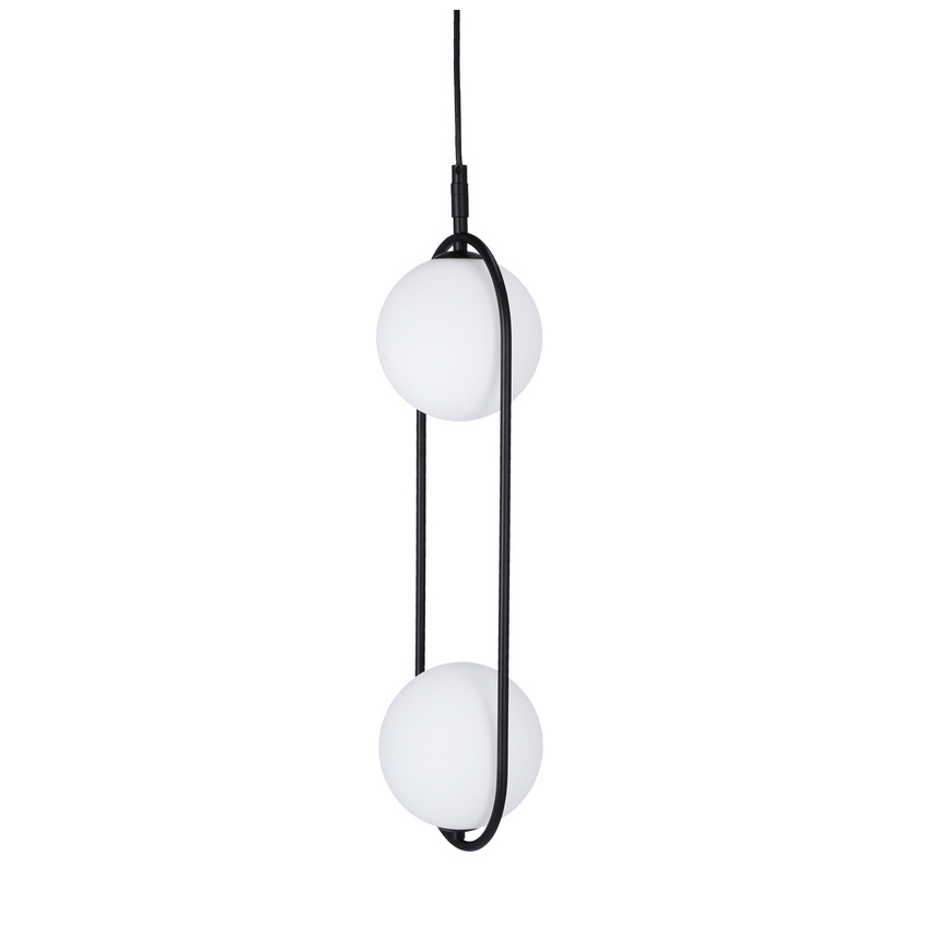 Hanglamp aan een koord CORDEL 2xG9/28W/230V zwart