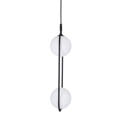 Hanglamp aan een koord CORDEL 2xG9/28W/230V zwart