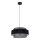 Hanglamp aan een koord CORSA 1xE27/60W/230V zwart/grijs