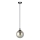 Hanglamp aan een koord COSMO 1xE14/10W/230V diameter 14 cm zwart/grijs