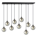 Hanglamp aan een koord COSMO 9xE14/10W/230V zwart/grijs