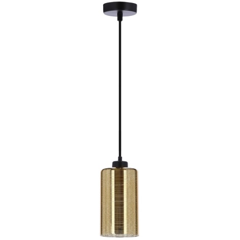 Hanglamp aan een koord COX 1xE27/60W/230V goud