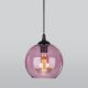 Hanglamp aan een koord CUBUS 1xE27/60W/230V roze
