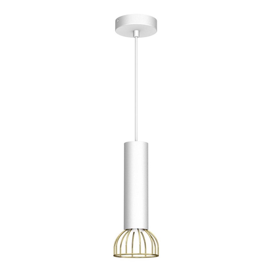 Hanglamp aan een koord DANTE 1xGU10/25W/230V wit/goud