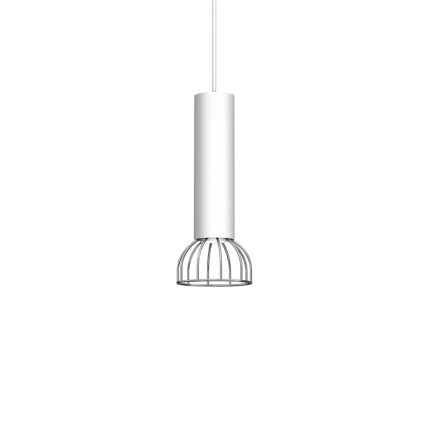 Hanglamp aan een koord DANTE 1xGU10/25W/230V zilver/glanzend chroom