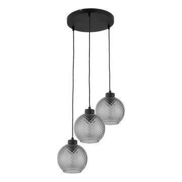 Hanglamp aan een koord DEVON 3xE27/15W/230V