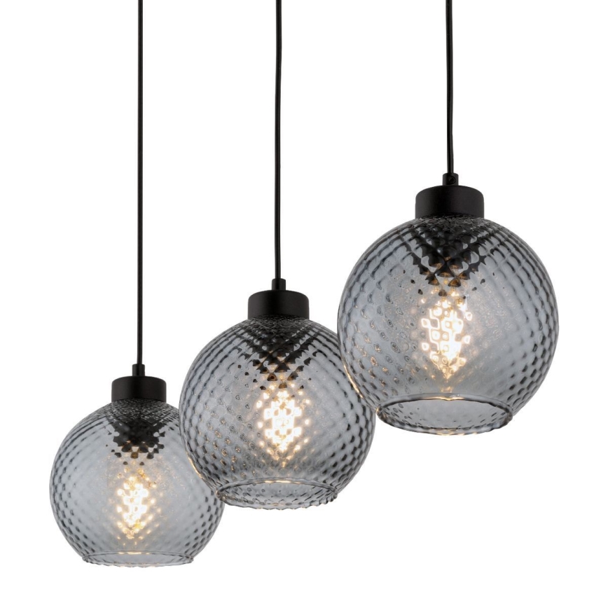 Hanglamp aan een koord DEVON 3xE27/15W/230V