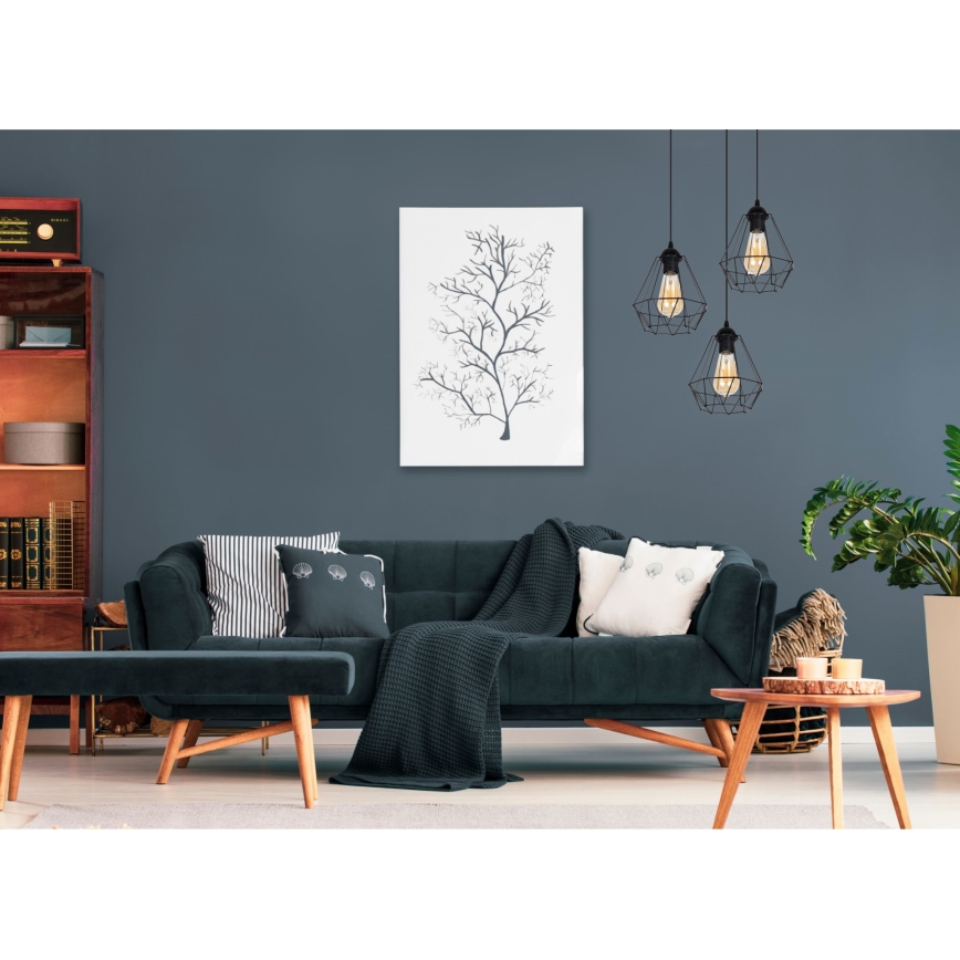Hanglamp aan een koord DIAMENT 3xE27/60W/230V