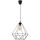 Hanglamp aan een koord DIAMOND 1xE27/60W/230V zwart