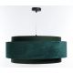 Hanglamp aan een koord DOBLO 1xE27/60W/230V diameter 60 cm groen/goud