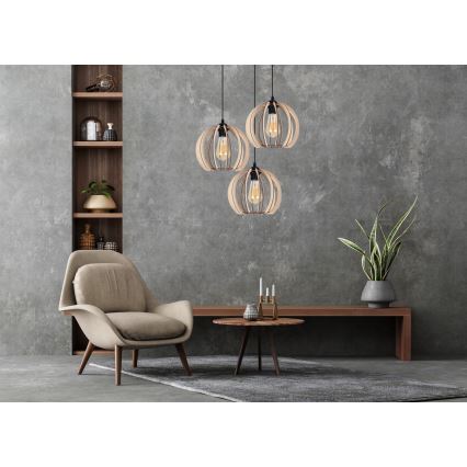 Hanglamp aan een koord DORO 3xE27/60W/230V