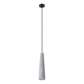 Hanglamp aan een koord ELECTRA 1xGU10/10W/230V beton/grijs