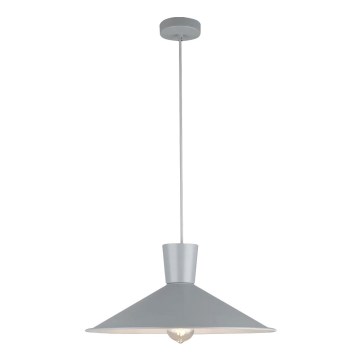 Hanglamp aan een koord ELISTA 1xE27/60W/230V grijs