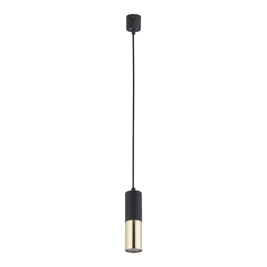 Hanglamp aan een koord ELIT 1xGU10/10W/230V zwart