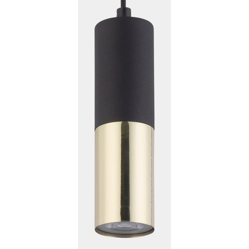 Hanglamp aan een koord ELIT 1xGU10/10W/230V zwart
