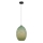 Hanglamp aan een koord ELLIPTIC 1xE27/11W/230V groen