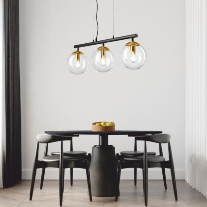 Hanglamp aan een koord ELOISE 3xE14/15W/230V