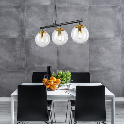 Hanglamp aan een koord ELOISE 3xE14/15W/230V
