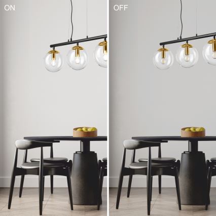 Hanglamp aan een koord ELOISE 3xE14/15W/230V