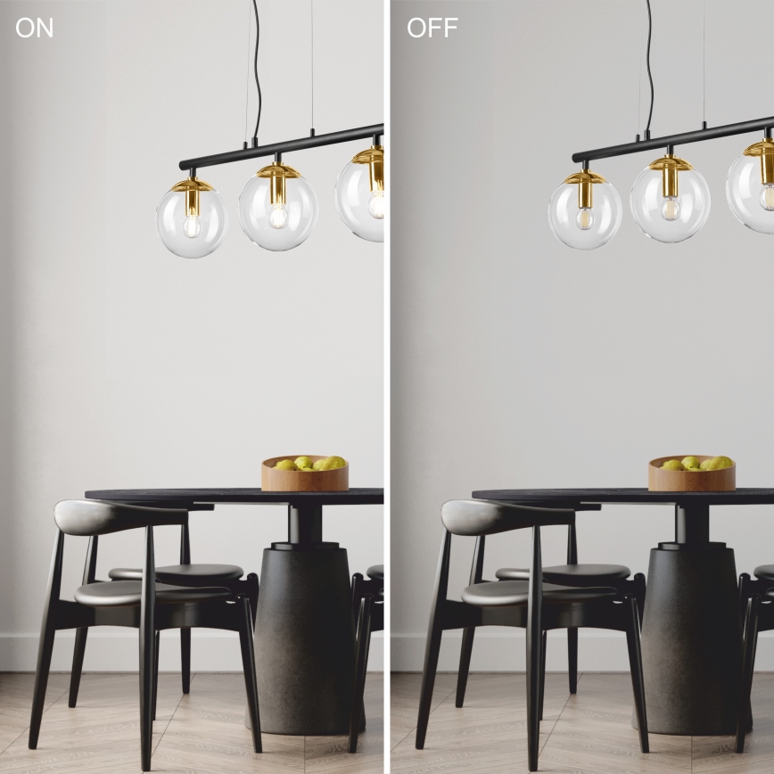 Hanglamp aan een koord ELOISE 3xE14/15W/230V