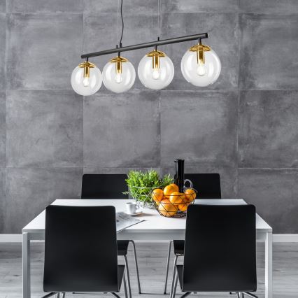 Hanglamp aan een koord ELOISE 4xE14/15W/230V