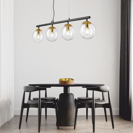 Hanglamp aan een koord ELOISE 4xE14/15W/230V