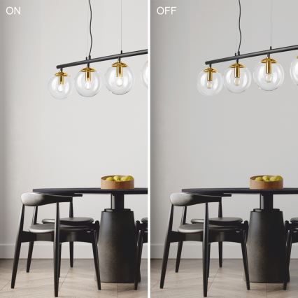 Hanglamp aan een koord ELOISE 4xE14/15W/230V