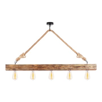 Hanglamp aan een koord EREBOS 5xE27/100W/230V