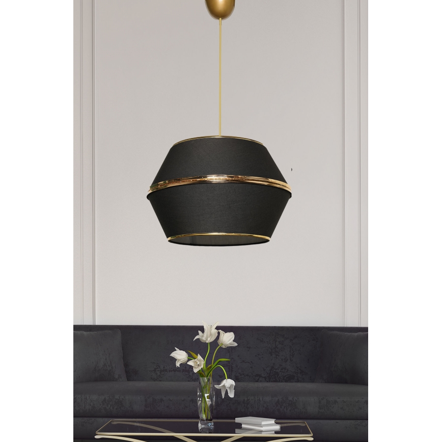 Hanglamp aan een koord ESCAPE 1xE27/60W/230V zwart