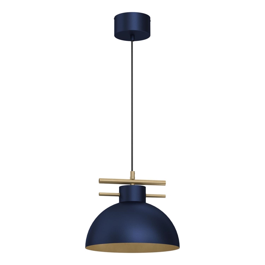 Hanglamp aan een koord ESTATE 1xE27/15W/230V blauw