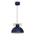 Hanglamp aan een koord ESTATE 1xE27/15W/230V blauw