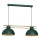 Hanglamp aan een koord ESTATE 2xE27/15W/230V groen