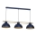 Hanglamp aan een koord ESTATE 3xE27/15W/230V blauw