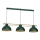 Hanglamp aan een koord ESTATE 3xE27/15W/230V groen