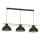 Hanglamp aan een koord ESTATE 3xE27/15W/230V zwart