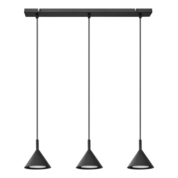 Hanglamp aan een koord ETNA 3xGX53/10W/230V zwart