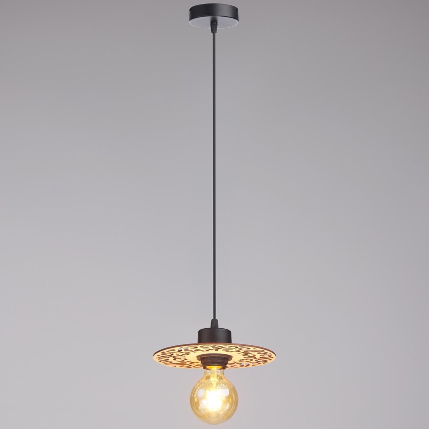 Hanglamp aan een koord FALCO 1xE27/60W/230V diameter 20 cm beige