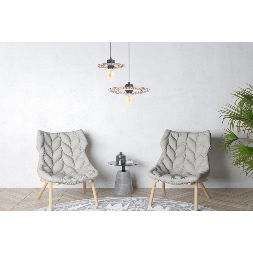 Hanglamp aan een koord FALCO 1xE27/60W/230V diameter 20 cm beige