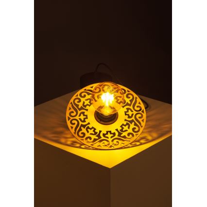 Hanglamp aan een koord FALCO 1xE27/60W/230V diameter 20 cm beige