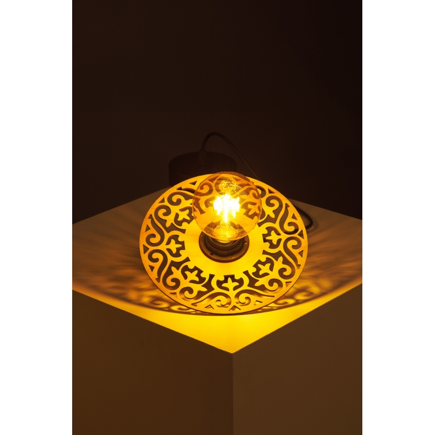 Hanglamp aan een koord FALCO 1xE27/60W/230V diameter 20 cm beige