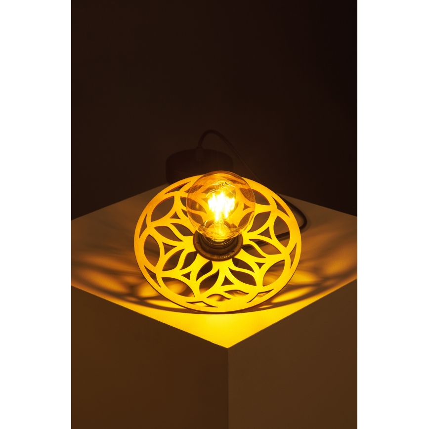 Hanglamp aan een koord FALCO 1xE27/60W/230V diameter 20 cm beige