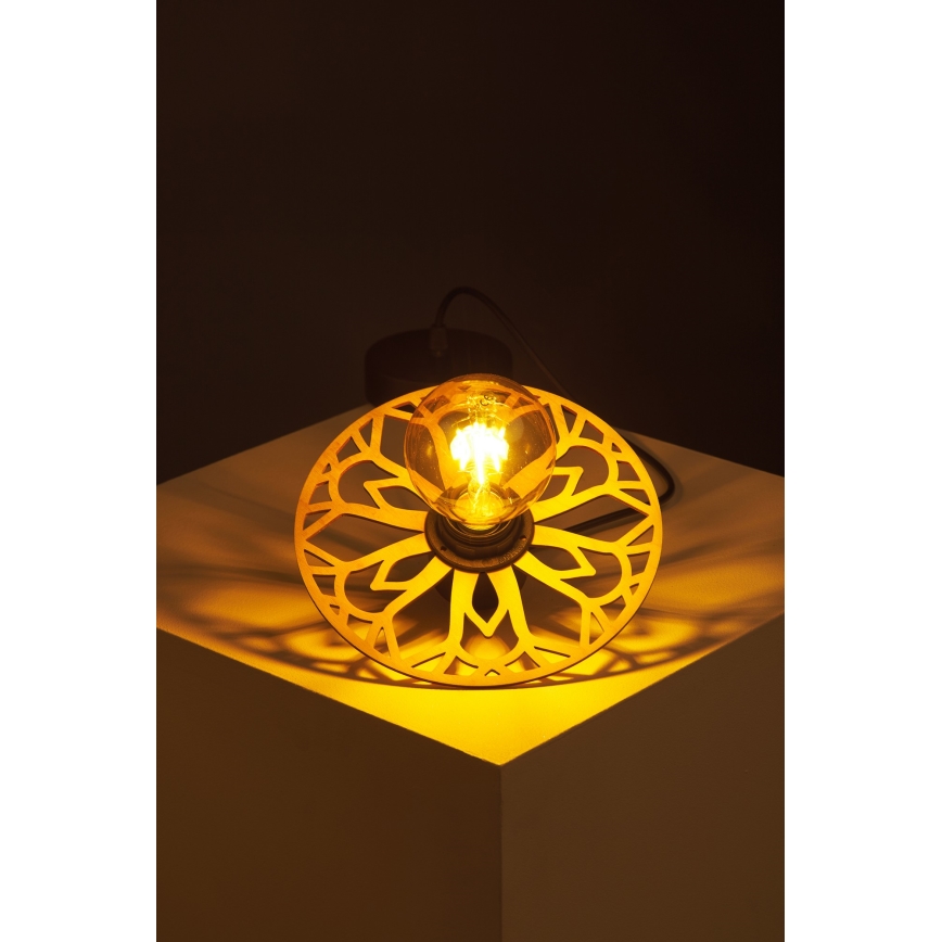 Hanglamp aan een koord FALCO 1xE27/60W/230V diameter 20 cm beige