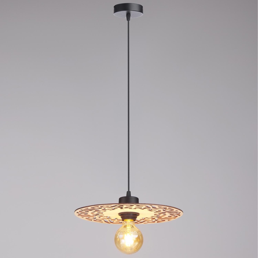 Hanglamp aan een koord FALCO 1xE27/60W/230V diameter 30 cm beige