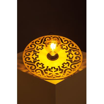Hanglamp aan een koord FALCO 1xE27/60W/230V diameter 30 cm beige