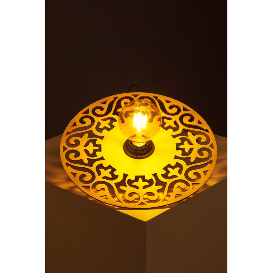 Hanglamp aan een koord FALCO 1xE27/60W/230V diameter 30 cm beige