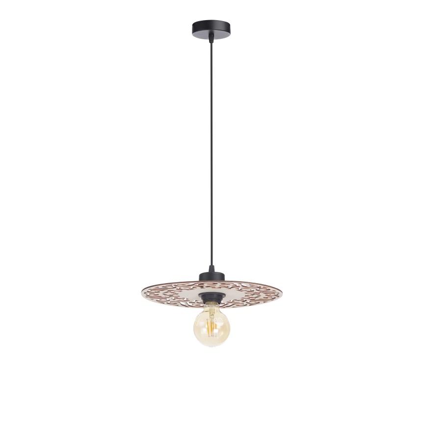 Hanglamp aan een koord FALCO 1xE27/60W/230V diameter 30 cm beige