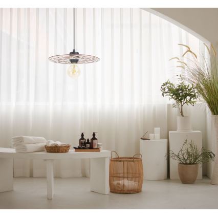 Hanglamp aan een koord FALCO 1xE27/60W/230V diameter 30 cm beige