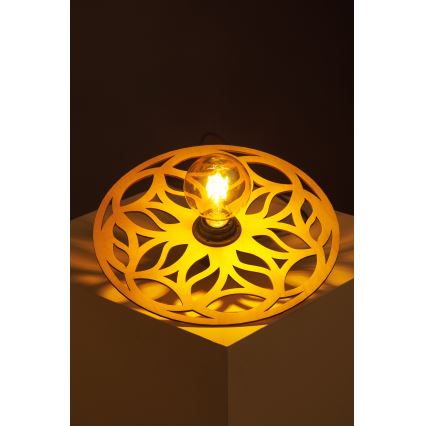 Hanglamp aan een koord FALCO 1xE27/60W/230V diameter 30 cm beige