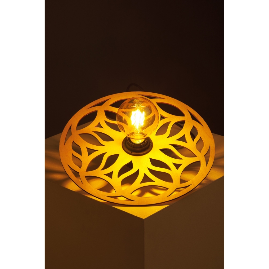 Hanglamp aan een koord FALCO 1xE27/60W/230V diameter 30 cm beige